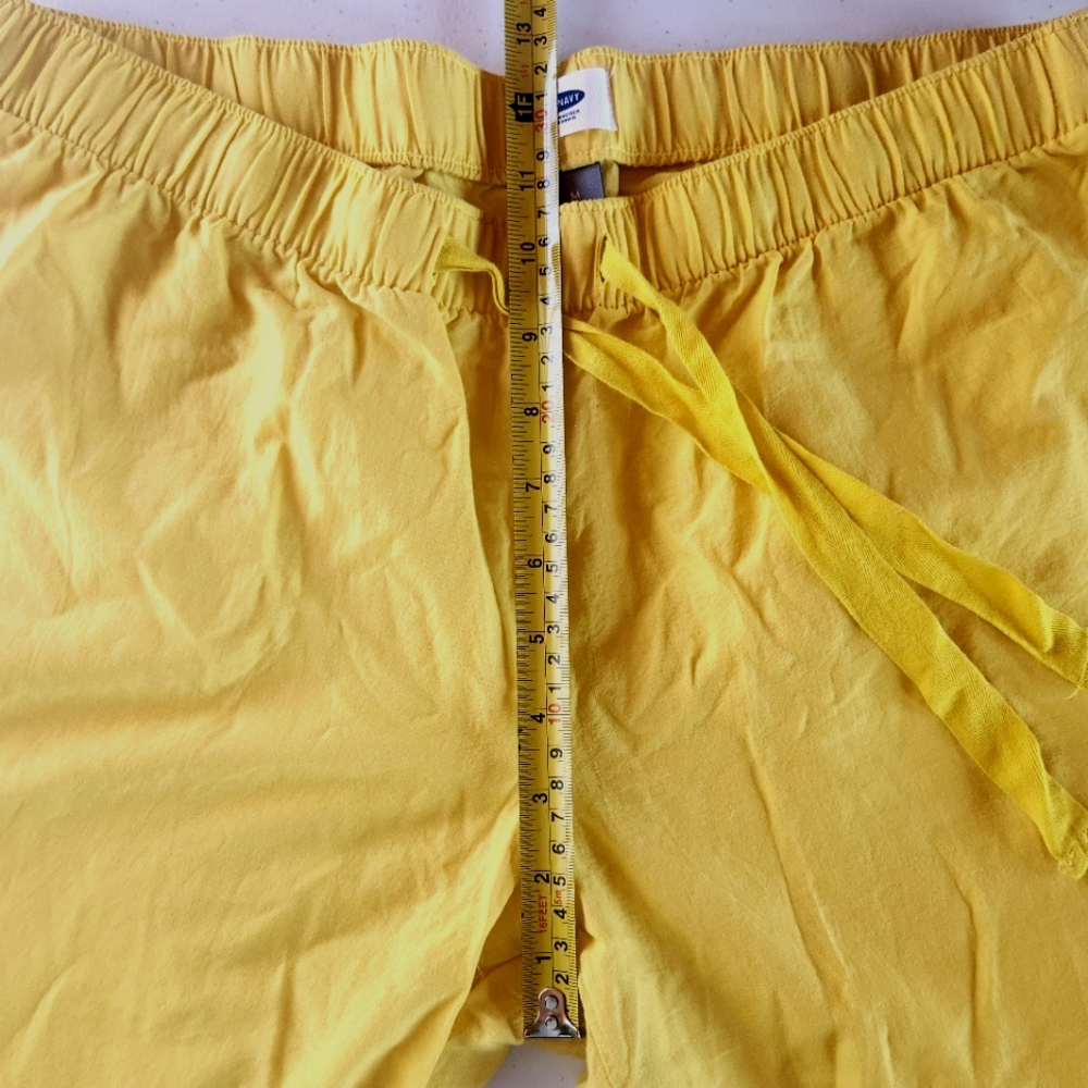 Ankle pants size M, yellow